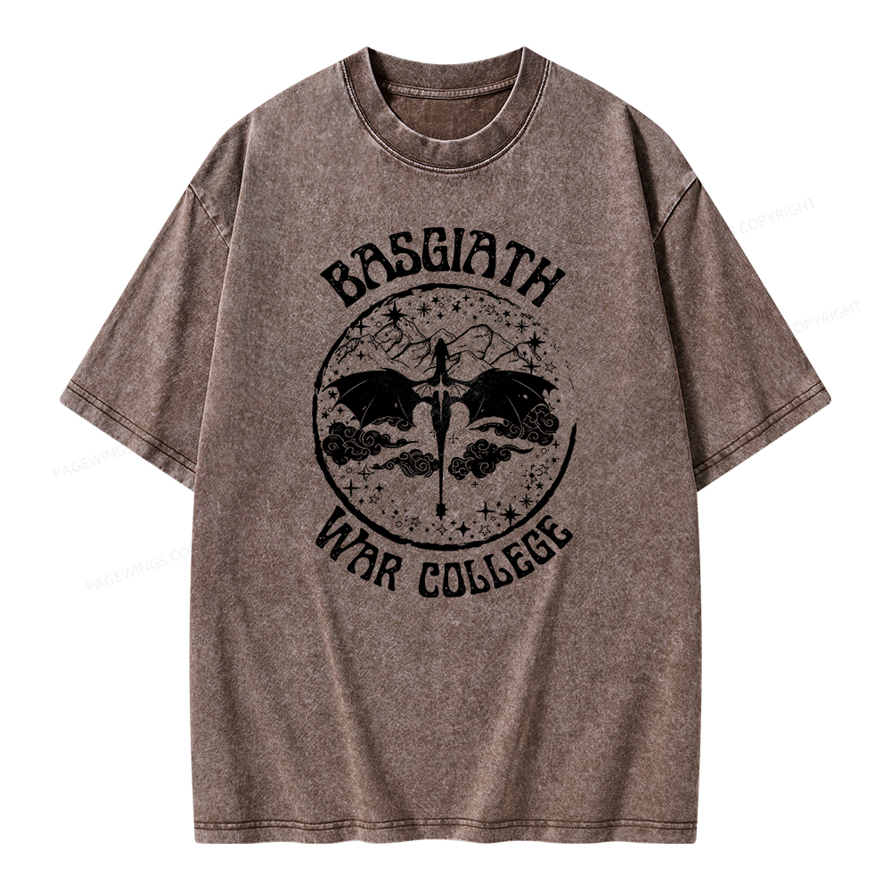 Pagewing Fouth Wings Unisex Washed T-shirt