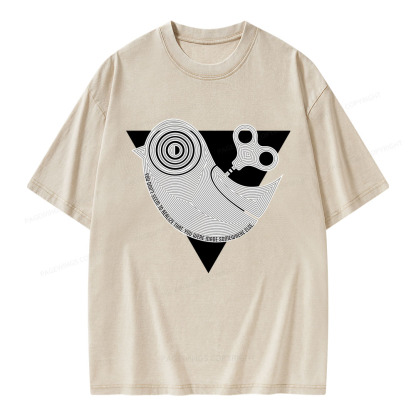 Pagewings Wind up Bird Chronicle Unisex Washed T-shirt