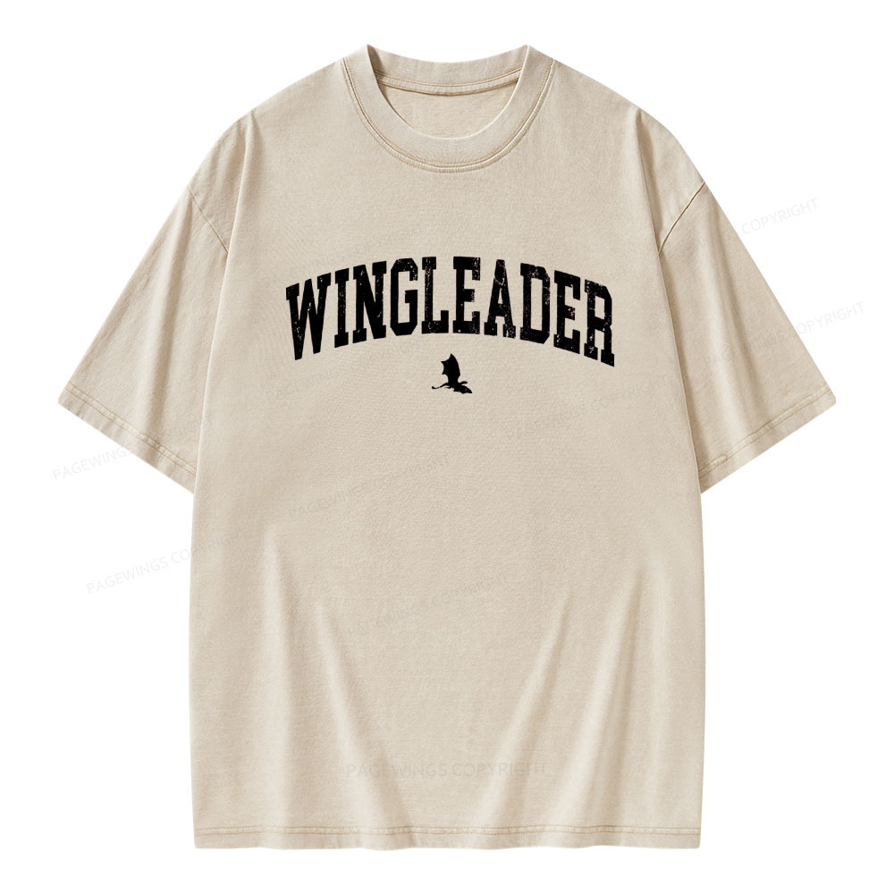 Pagewings Wingleader Unisex Washed T-shirt