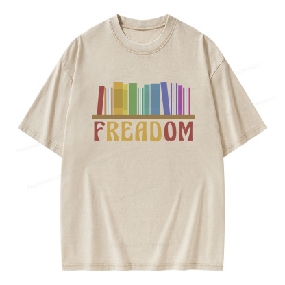 Pagewings Freadom Unisex Washed T-shirt