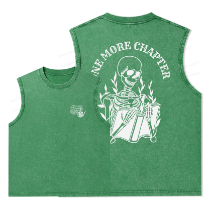Pagewings One More Chapter Unisex Washed Tank Top