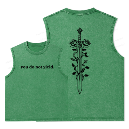 Pagewings Throne of Glass Merch Unisex Washed Tank Top
