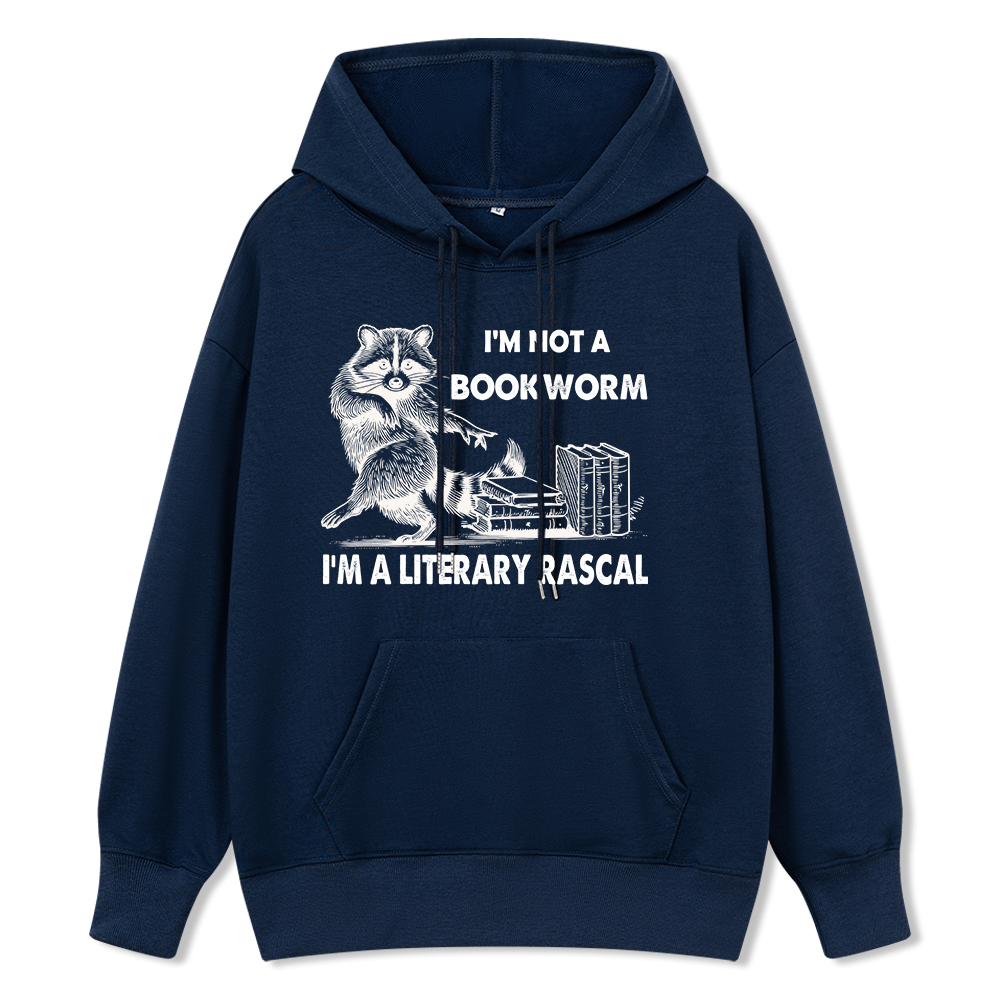 Pagewings I'm Not A Bookworm I'm A Literary Rascal Unisex Classic Hoodie