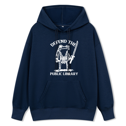 Pagewings Defend Your Public Library Unisex Classic Hoodie