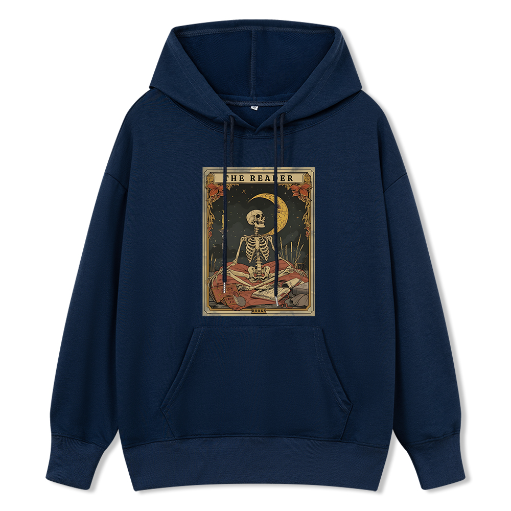 Pagewings The Reader Tarot Card Unisex Classic Hoodie