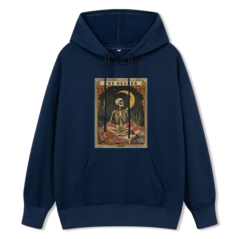 Pagewings The Reader Tarot Card Unisex Classic Hoodie