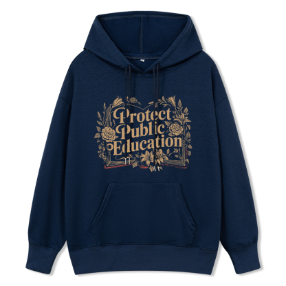 Pagewings Protect Public Education Unisex Classic Hoodie