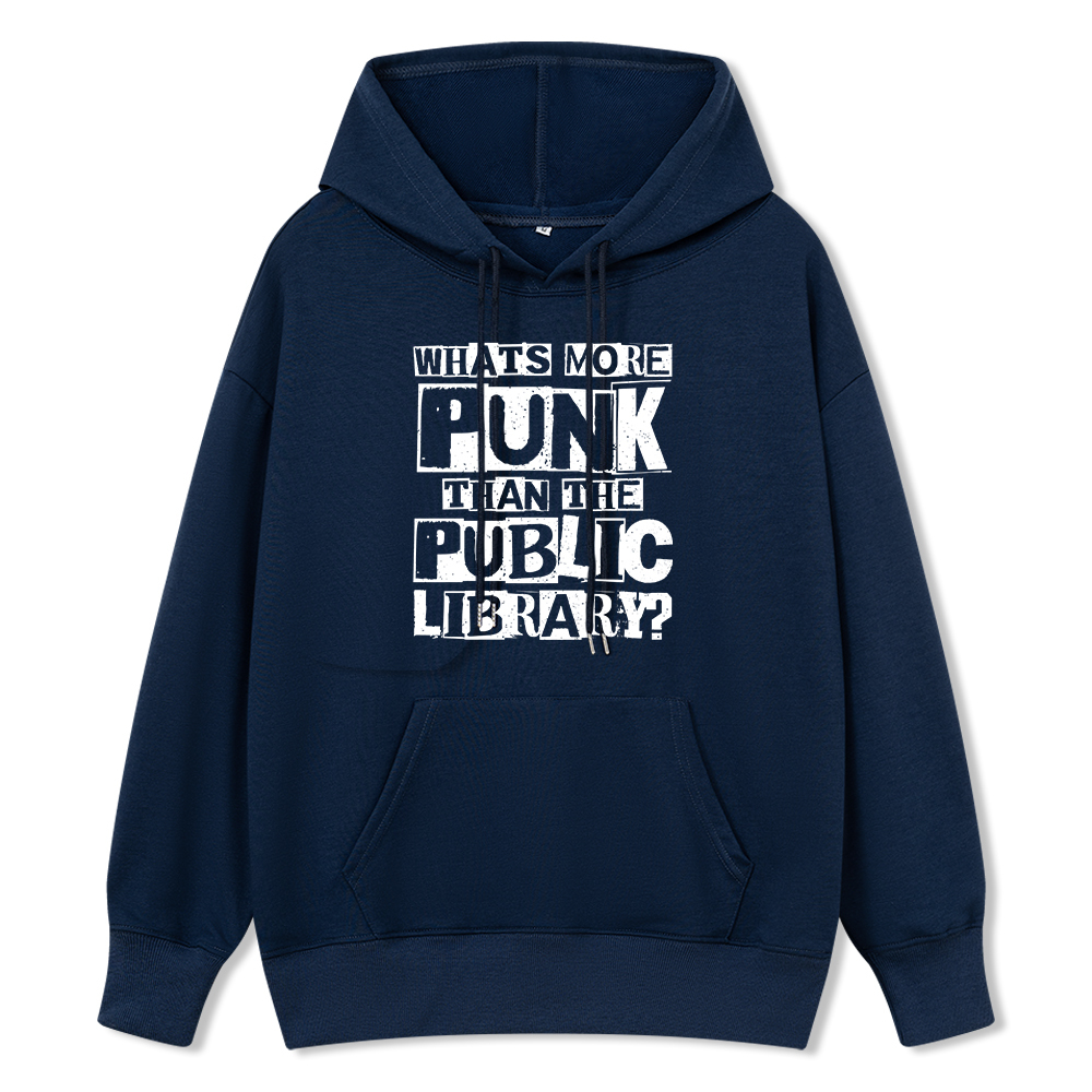 Pagewings What‘s More Punk Than the Public Library Unisex Classic Hoodie