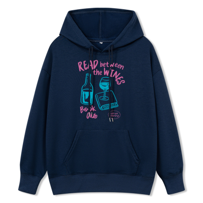 Pagewings Wine Lover Book Club Unisex Classic Hoodie