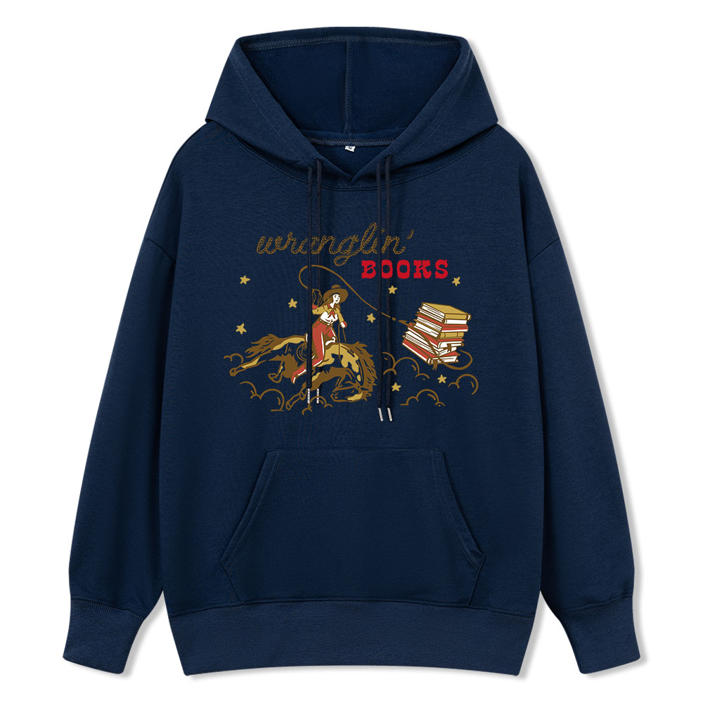 Pagewings Wranglin' Books Unisex Classic Hoodie
