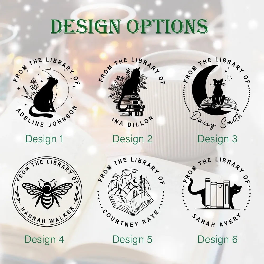 Pagewings Personalized Name Book Lovers Gift Book Embosser