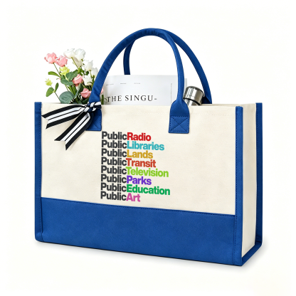 Pagewings Public Libraries15577 Large Tote Bag