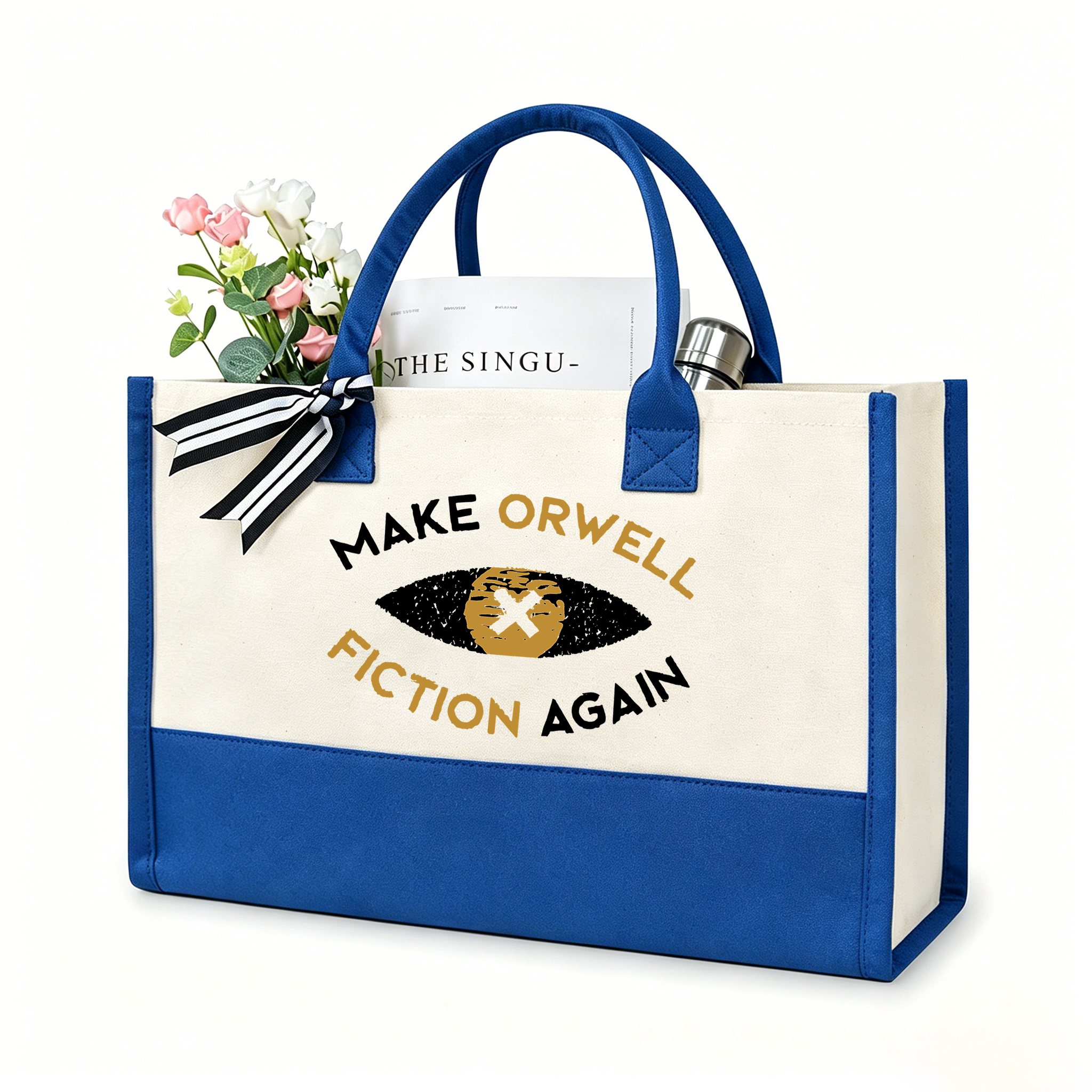 Pagewings Reading Bookish11183 Large Tote Bag