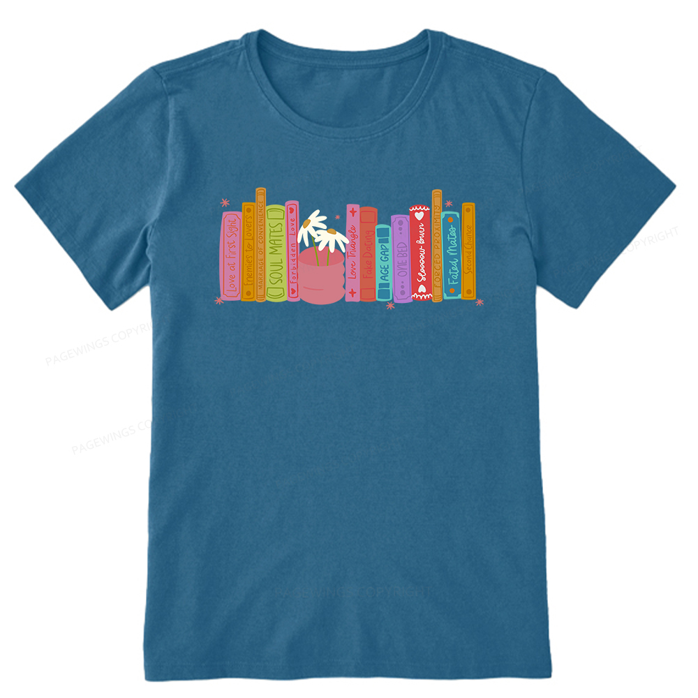 Pagewings Romance Book Tropes Unisex Classic T-shirt