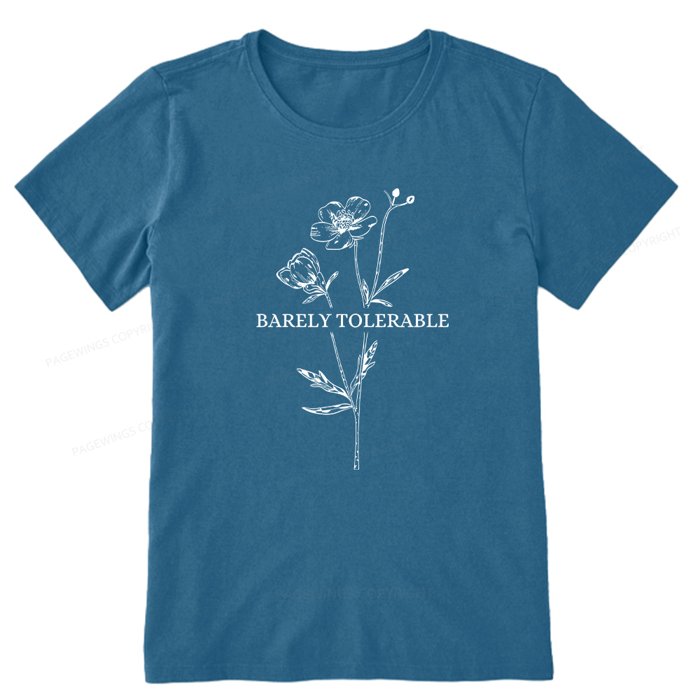 Pagewings Barely Tolerable Unisex Classic T-shirt
