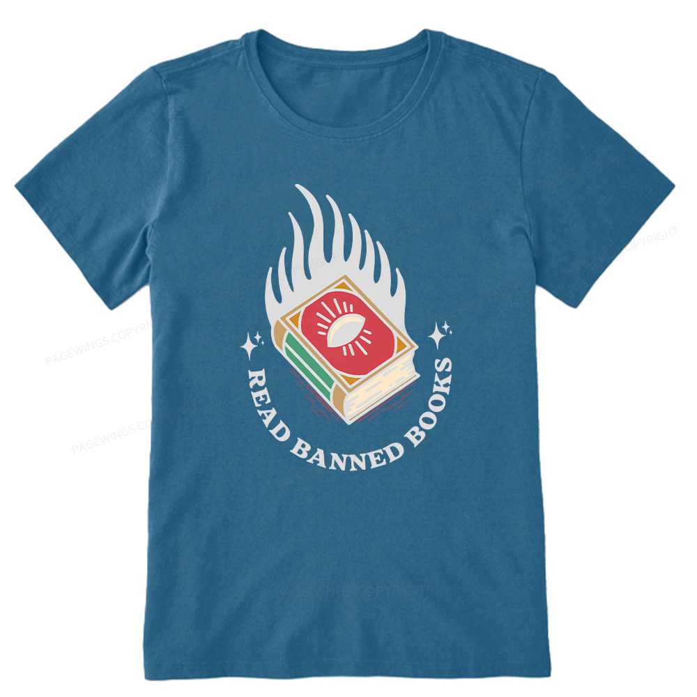 Pagewings Read Banned Books Unisex Classic T-shirt