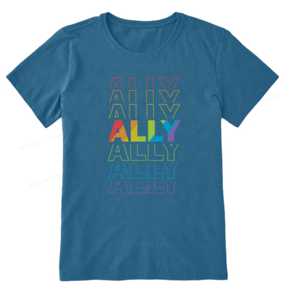 Pagewings LGBTQ Ally Unisex Classic T-shirt