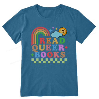 Pagewings Read Queer Books Unisex Classic T-shirt