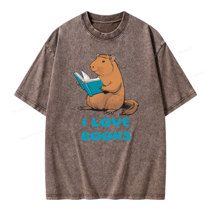 [Copy]Pagewings Week and Library Unisex Washed T-shirt