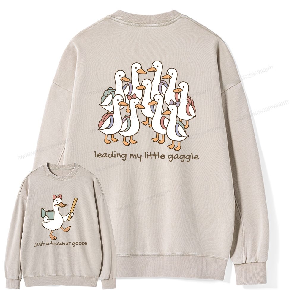 Pagewings Back to School Unisex Washed Sweatshirt
