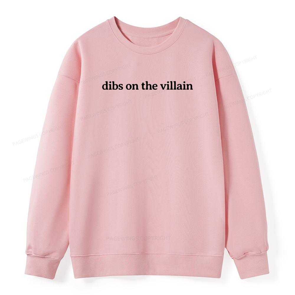 Pagewings Dibs On The Villain Unisex Classic Sweatshirt