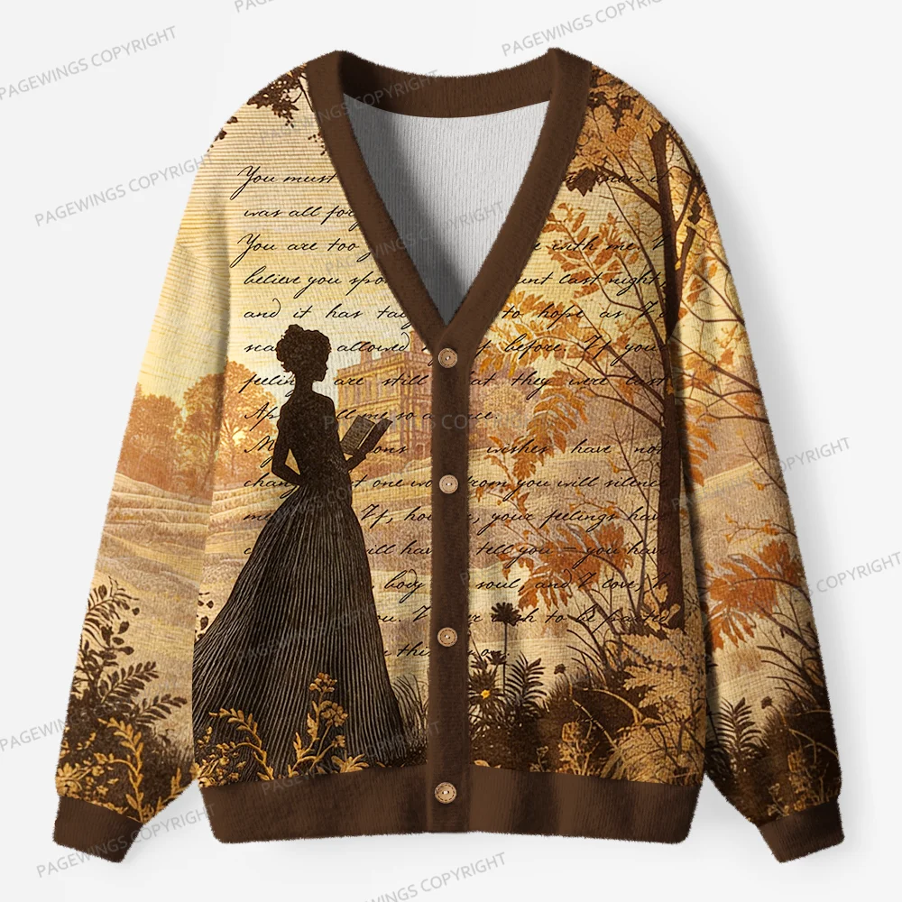 Pagewings Literary Women Unisex Ugly Cardigan Sweaters