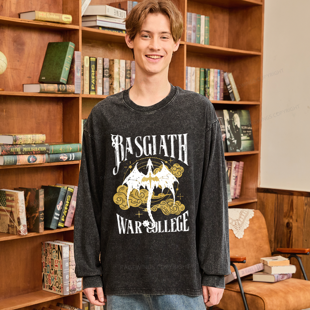 Pagewings Fantasy Unisex Washed Long Sleeve T-shirt