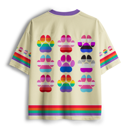 Pagewings More Pride Less Prejudice Unisex Mesh Jersey