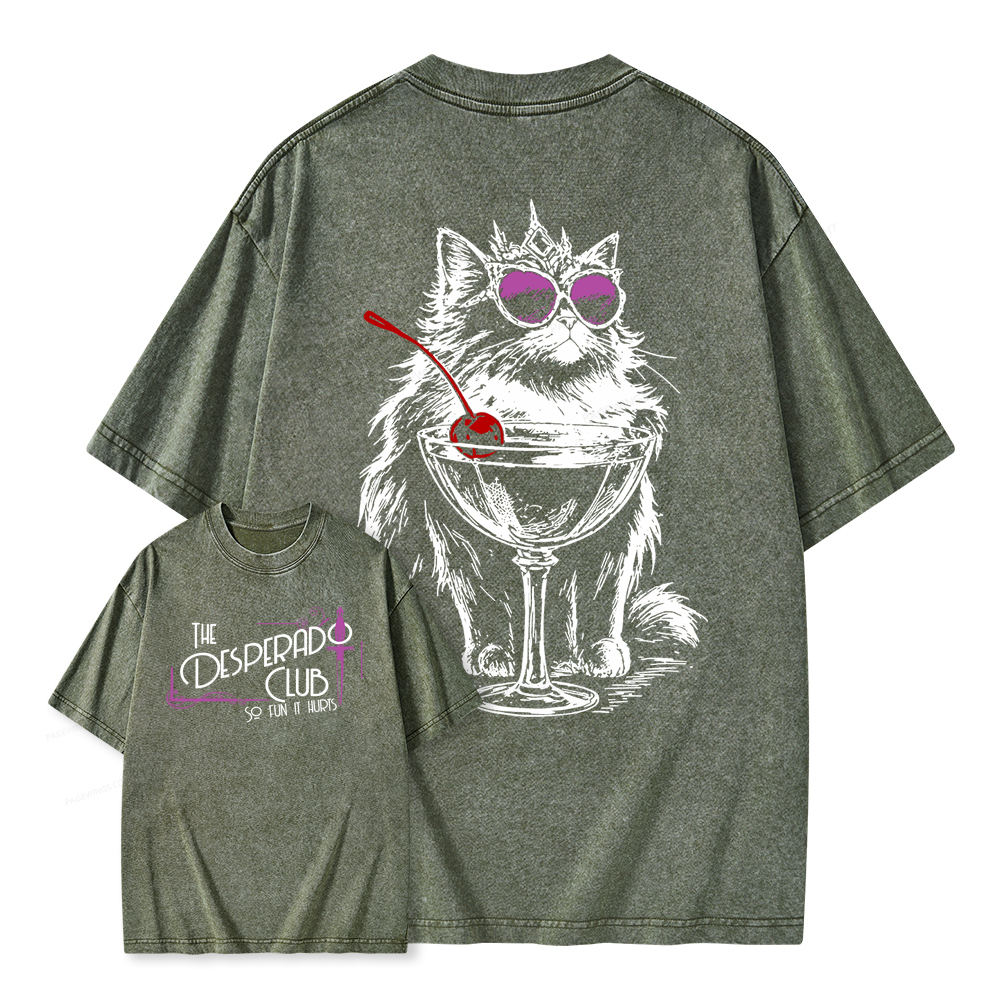 Pagewings Desperado Club  Unisex Washed T-shirt