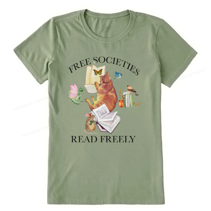 Pagewings Free societies read freely shirt Unisex Classic T-shirt