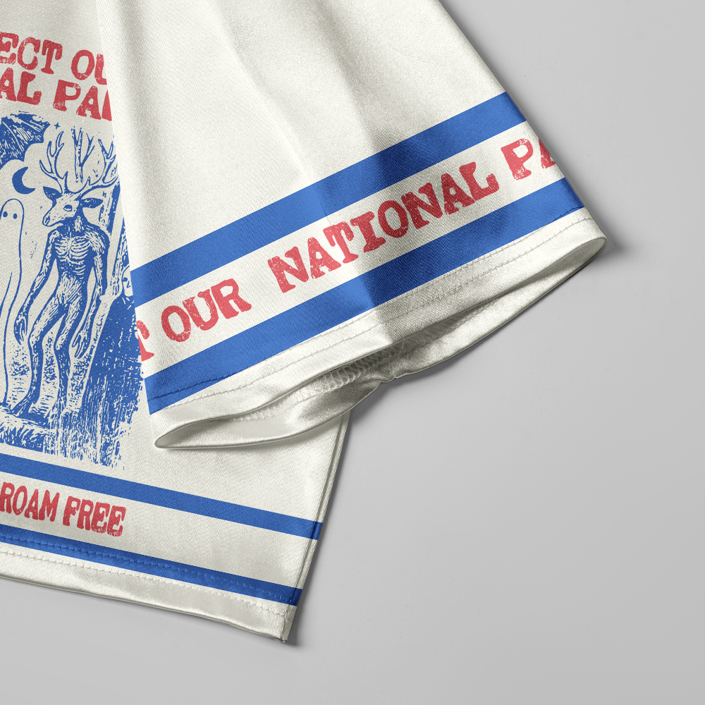 Pagewings Protect Our National Parks Women's Cropped Jersey