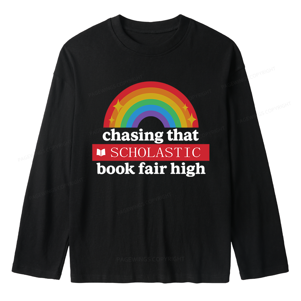 Pagewings Book Lovers Unisex Lightweight Long Sleeve T-Shirt