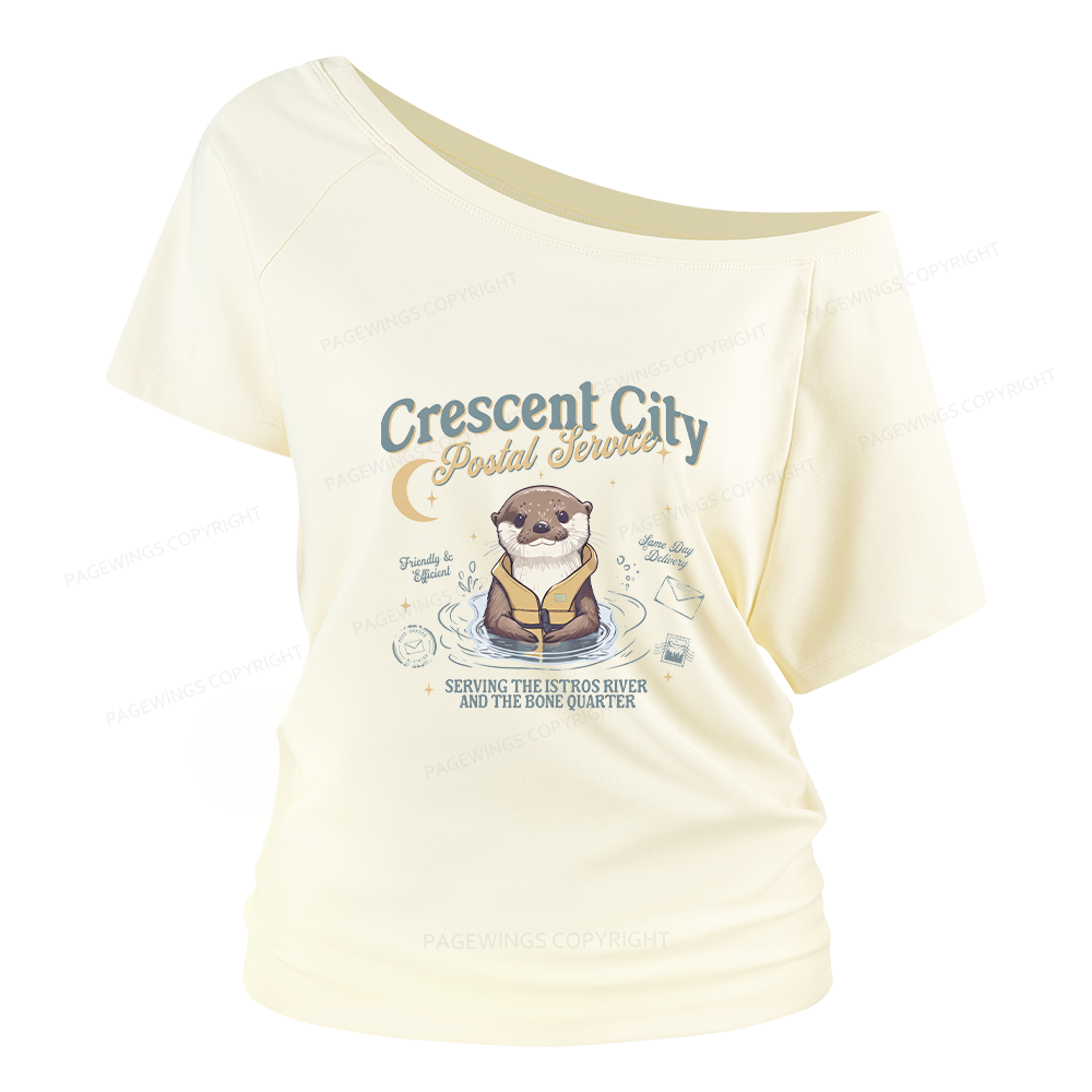 Pagewing Reading Fantasy Bookish Women Off Shoulder T-shirts
