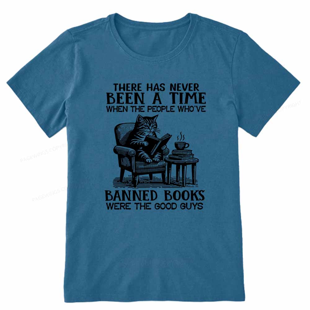 Pagewings Cats Reading Books Are Prohibited From Having Books Unisex Classic T-shirt