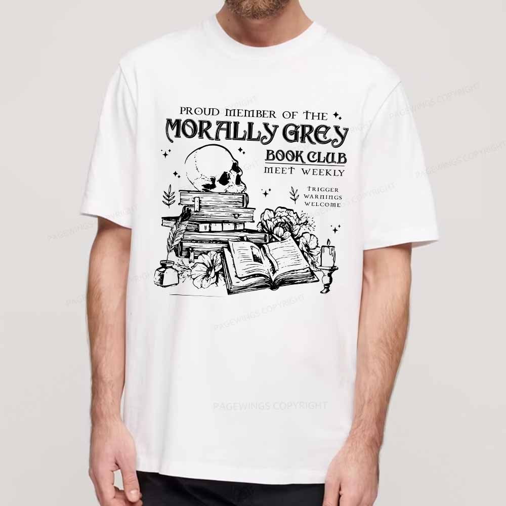 Pagewings Morally Grey Book Club Unisex Classic T-shirt