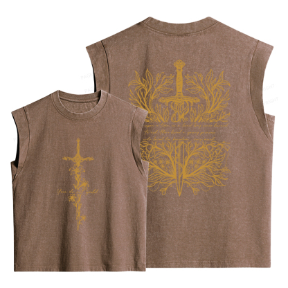 Pagewing Reading The Fantasy Now Women's Washed Tank Top