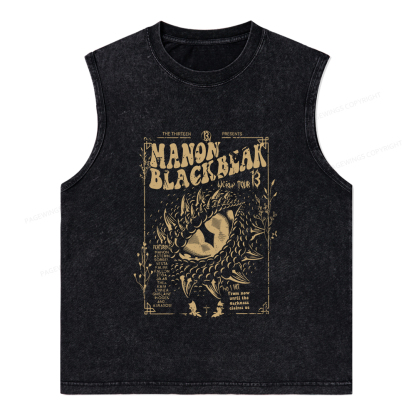 Pagewings ACOTAR Crescent City Rhysand Unisex Washed Tank Top