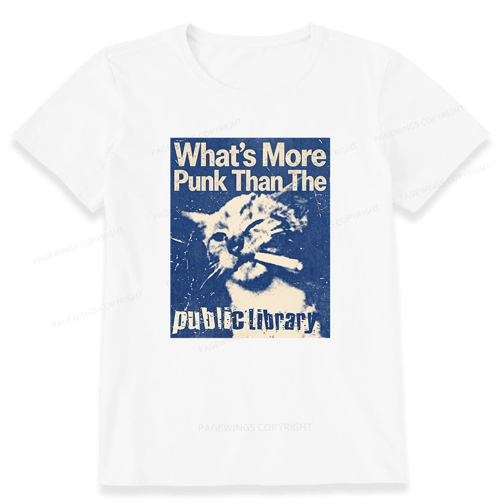 Pagewings What's More Punk Than The Public Library Unisex Classic T-shirt