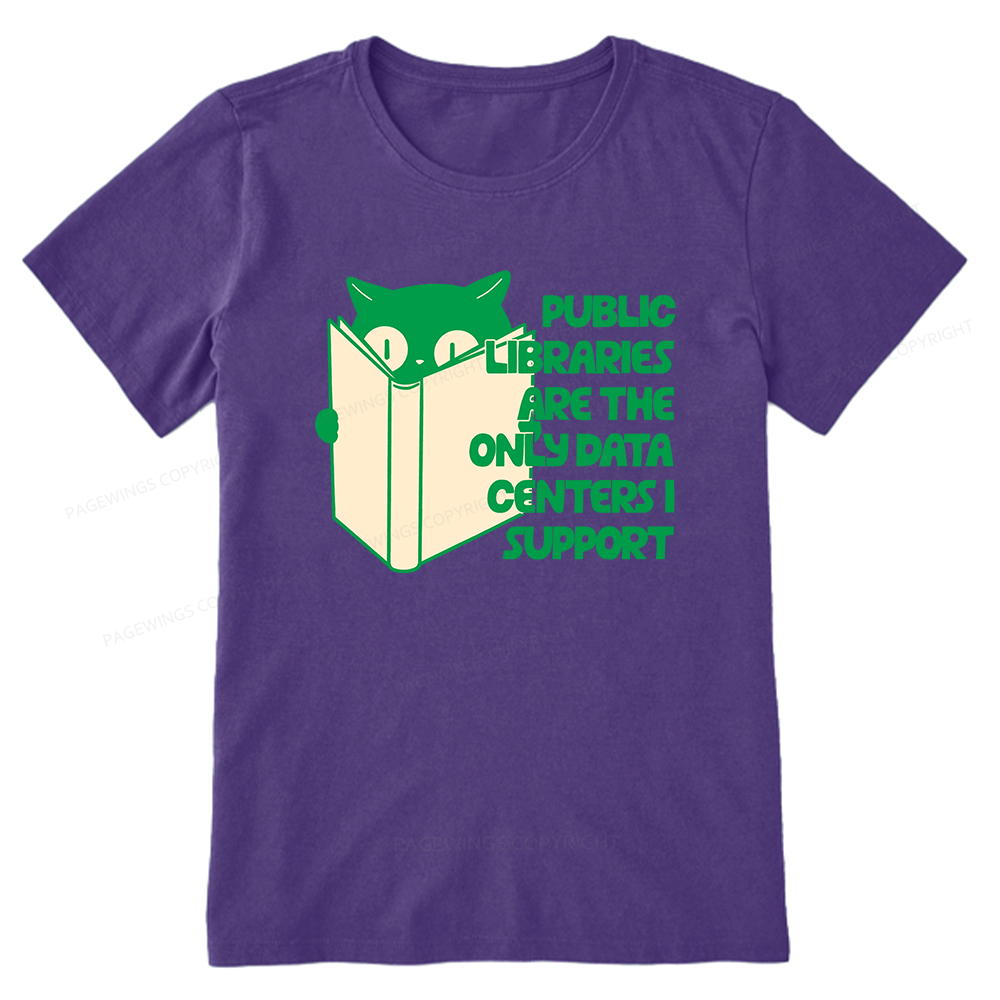 Pagewings Public Libraries are the Only Data Centers Unisex Classic T-shirt
