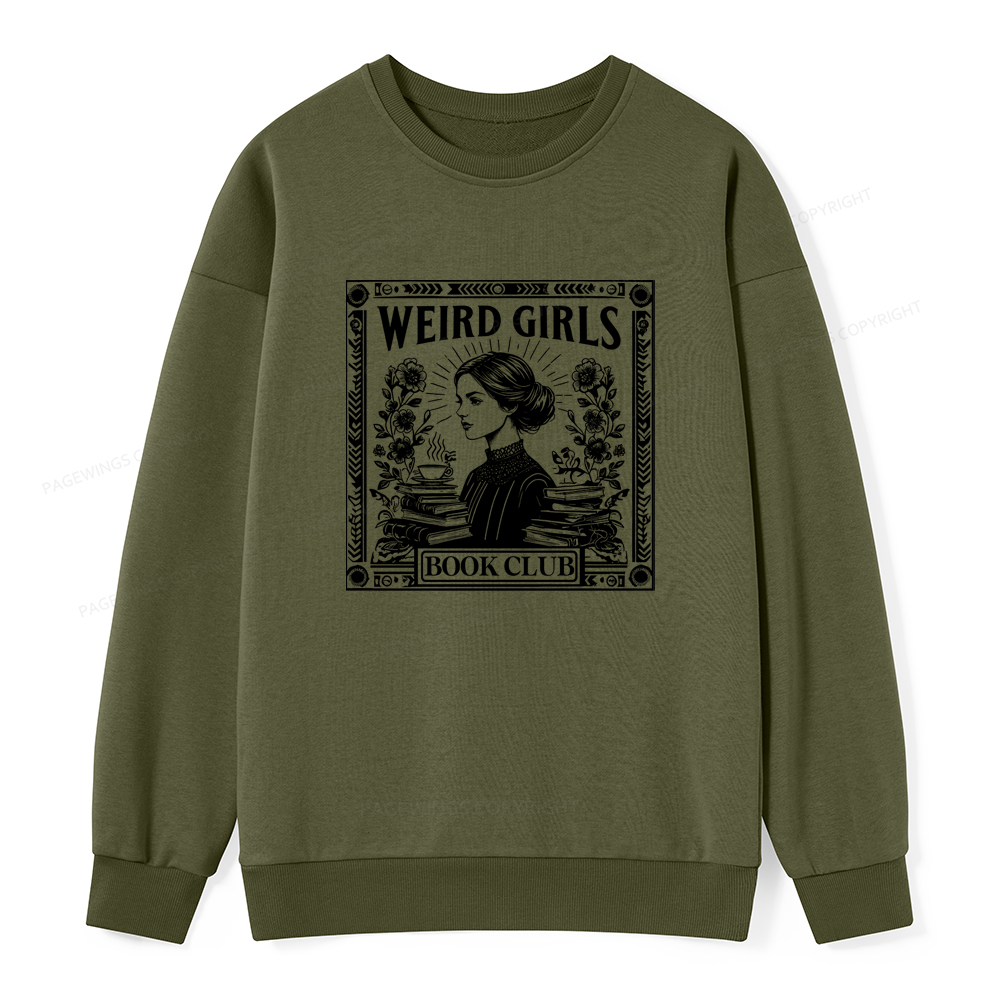 Pagewings Weird Girls Book Club Unisex Classic Sweatshirt