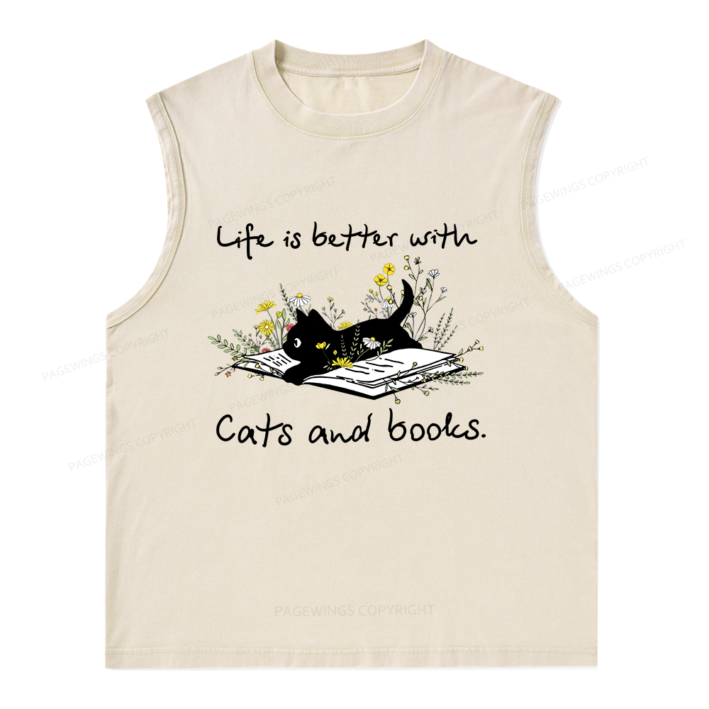 [Copy]Pagewings Public Library Sweatshirt Unisex Washed Tank Top