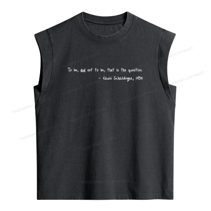 Pagewing That Is The Question Women's Washed Tank Top