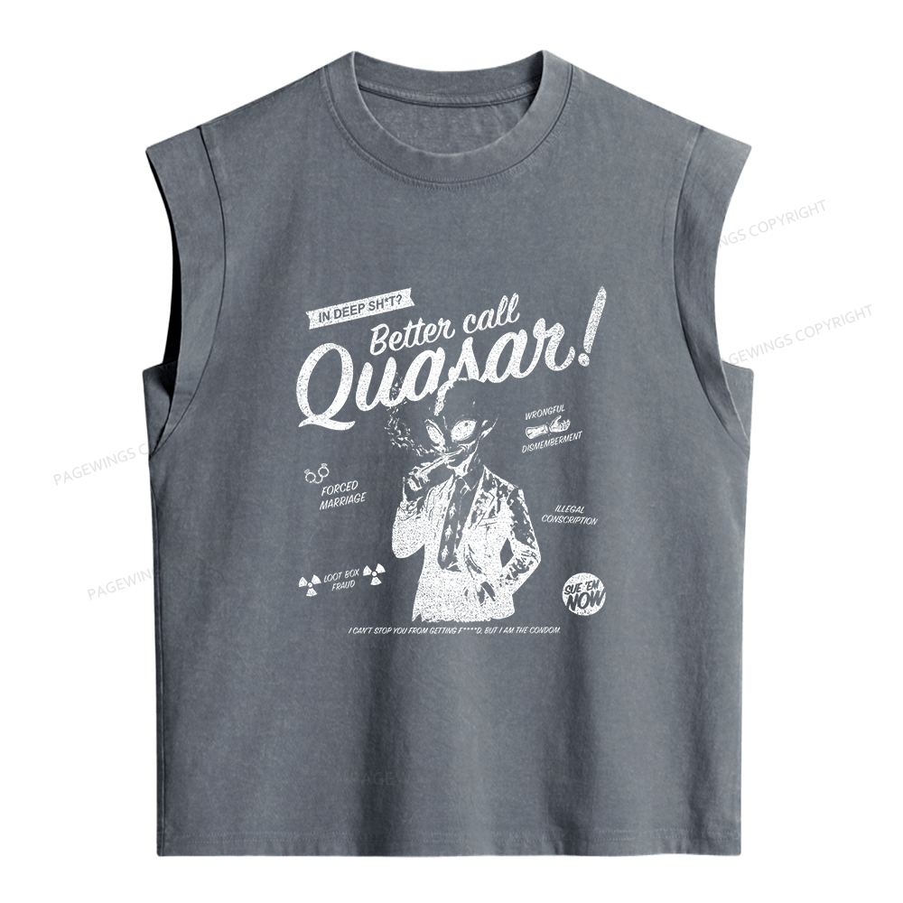 Pagewings Sci Fi Bookish Women's Washed Tank Top