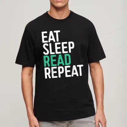 Pagewings Eat Sleep Read Repeat Unisex Classic T-shirt