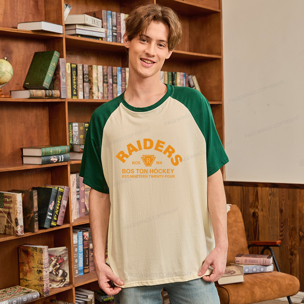 Pagewings Romance Book Raglan T-shirt