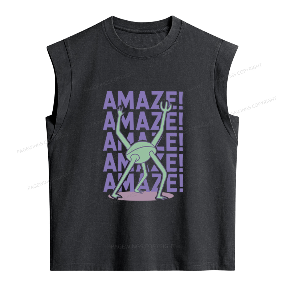 Pagewings Rocky Amaze Women's Washed Tank Top