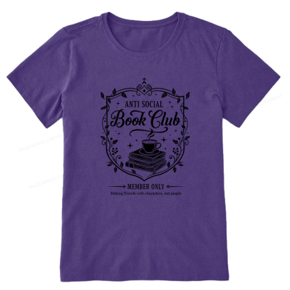Pagewings Anti Social Book Club Unisex Classic T-shirt