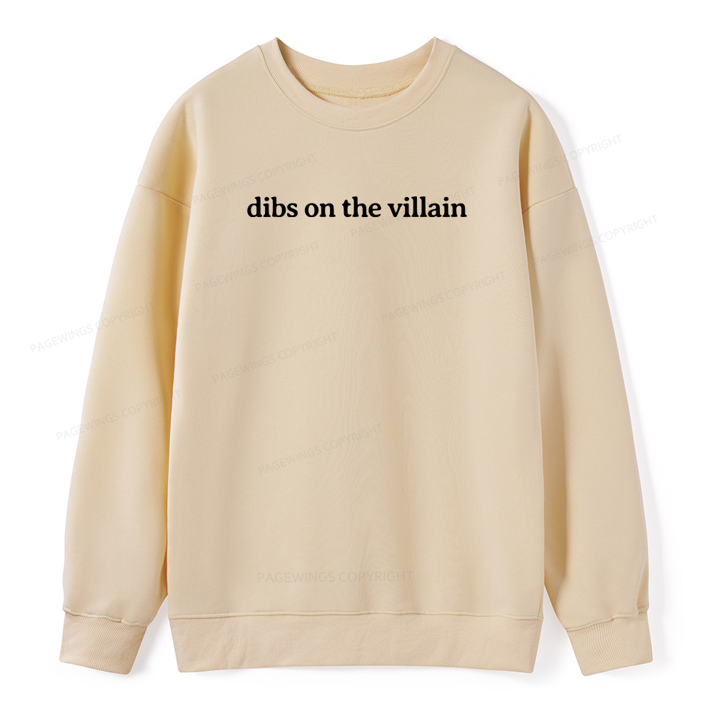 Pagewings Dibs On The Villain Unisex Classic Sweatshirt