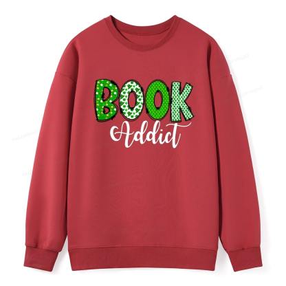 Pagewingsread t Patrick's Day Gift for bookworm,Book Lovers Unisex Classic Sweatshirt