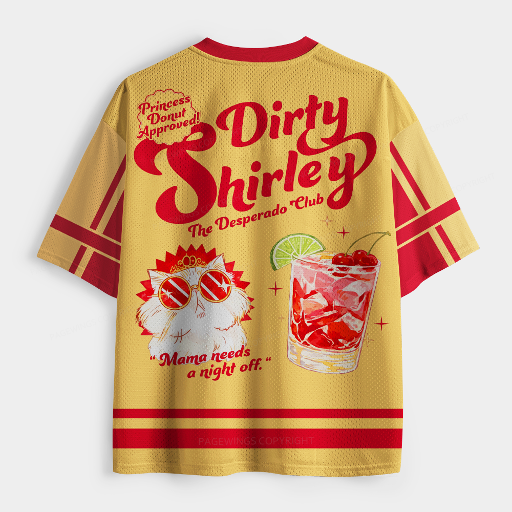 Pagewings Dirty Shirley Unisex Mesh Jersey 
